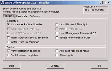 WSUS Offline Update 12.6.1